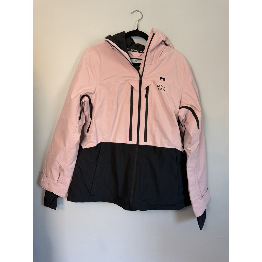 Montec Women's Moss Snowboard Ski Jacket Soft Pink/Black Sz L Nwt $249 — image 3 of 8